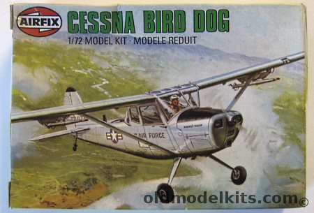 Airfix 1/72 Cessna Bird Dog  O-1F or  O-1E, 9-61058 plastic model kit